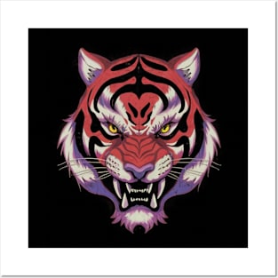 Tiger Face Posters and Art